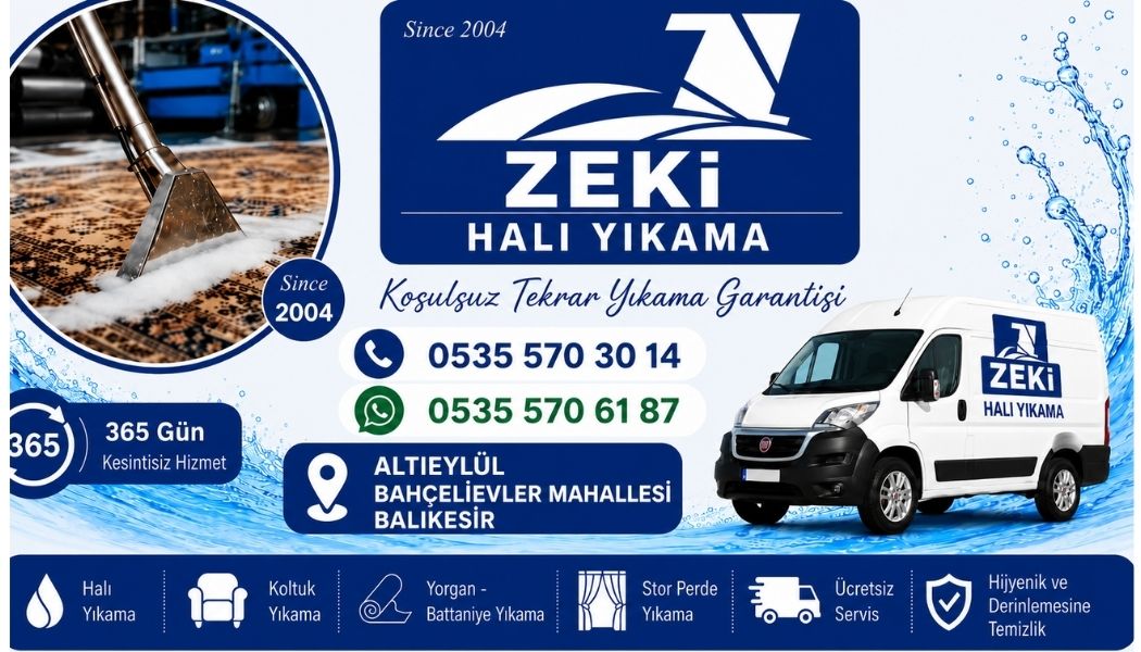 Altıeylül Bahçelievler Halı Yıkama